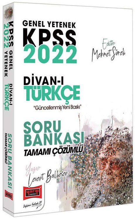 Yargı 2022 KPSS Divanı Türkçe Soru Bankası Çözümlü - Levent Balkesen Yargı Yayınları