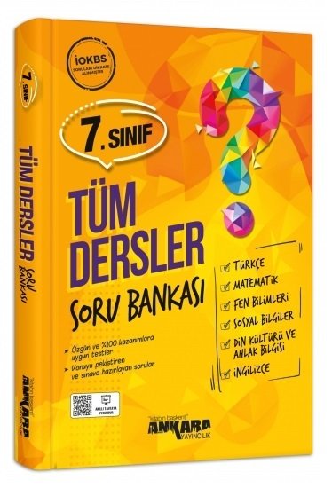 Ankara Yayıncılık 7. Sınıf Tüm Dersler Soru Bankası Ankara Yayıncılık