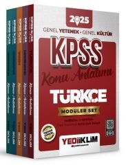 Yediiklim 2025 KPSS Genel Yetenek Genel Kültür Konu Anlatımı Modüler Set Yediiklim Yayınları