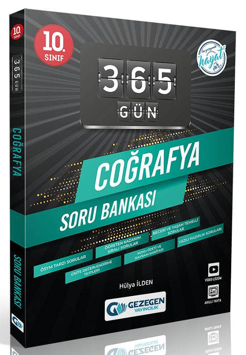 Gezegen 10. Sınıf Coğrafya 365 Gün Soru Bankası Gezegen Yayınları