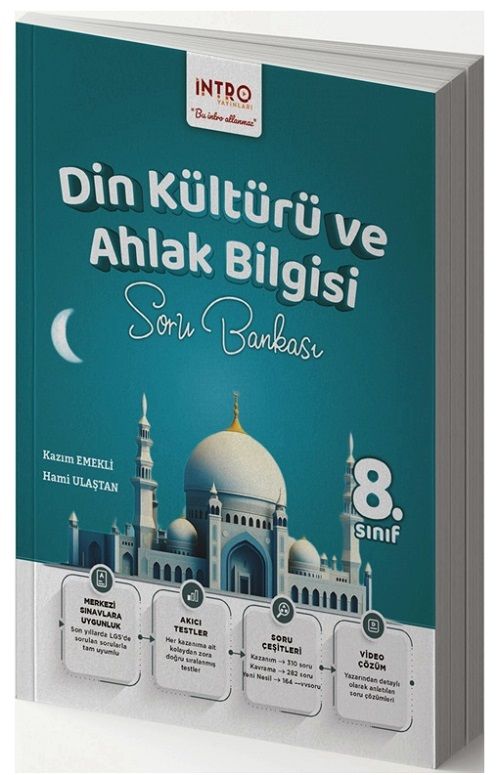 İntro 8. Sınıf Din Kültürü ve Ahlak Bilgisi Soru Bankası İntro Yayınları