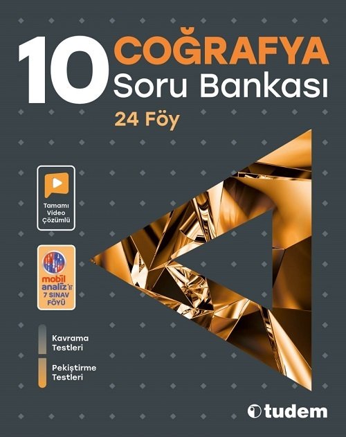 Tudem 10. Sınıf Coğrafya Soru Bankası Tudem Yayınları