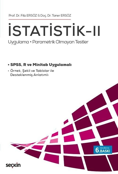 Seçkin İstatistik 2 6. Baskı - Filiz Ersöz, Taner Ersöz Seçkin Yayınları