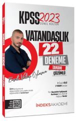 SÜPER FİYAT - İndeks Akademi 2023 KPSS Vatandaşlık 22 Deneme Çözümlü - Emrah Vahap Özkaraca İndeks Akademi Yayıncılık