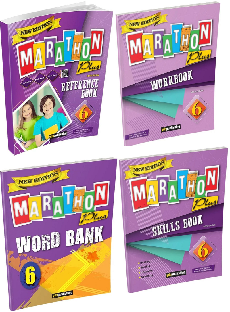 YDS Publishing 6. Sınıf New Edition Marathon Plus 4 lü Set YDS Publishing