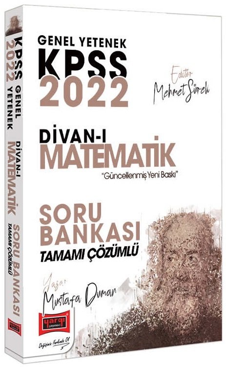 Yargı 2022 KPSS Divanı Matematik Soru Bankası Çözümlü - Mehmet Bahaddin Şahin Yargı Yayınları