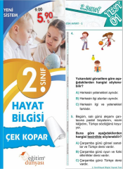 SÜPER FİYAT - Eğitim Dünyası 2. Sınıf Hayat Bilgisi Yaprak Test Çek Kopar Eğitim Dünyası Yayınları