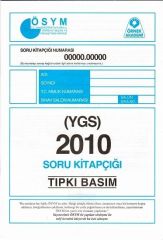 Örnek Akademi 2010 YGS ÖSYM Tıpkı Basım Soru Kitapçığı Çıkmış Sorular Örnek Akademi Yayınları