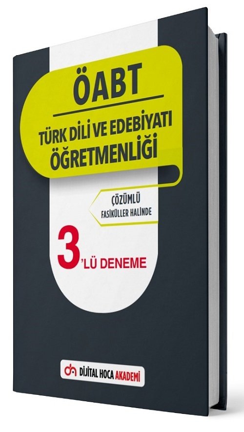 Dijital Hoca ÖABT Türk Dili ve Edebiyatı Öğretmenliği 3 Deneme Çözümlü Dijital Hoca Akademi