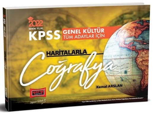 Yargı 2022 KPSS Haritalarla Coğrafya - Kemal Arslan Yargı Yayınları