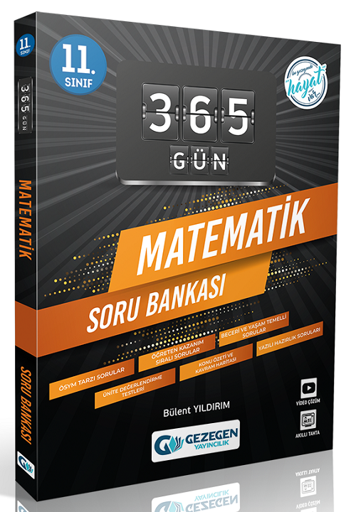 Gezegen 11. Sınıf Matematik 365 Gün Soru Bankası Gezegen Yayınları