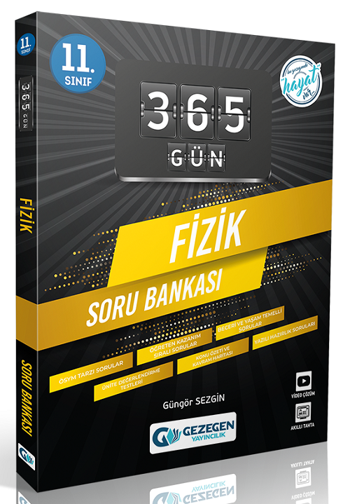 Gezegen 11. Sınıf Fizik 365 Gün Soru Bankası Gezegen Yayınları