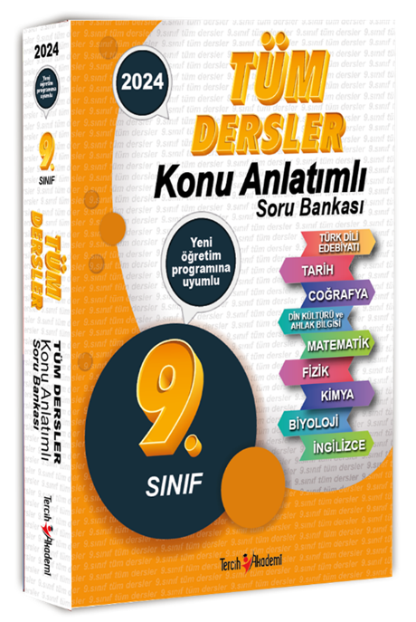 Tercih Akademi 2024 9. Sınıf Tüm Dersler Konu Anlatımlı Soru Bankası Tercih Akademi Yayınları