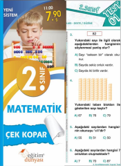 SÜPER FİYAT - Eğitim Dünyası 2. Sınıf Matematik Yaprak Test Çek Kopar Eğitim Dünyası Yayınları