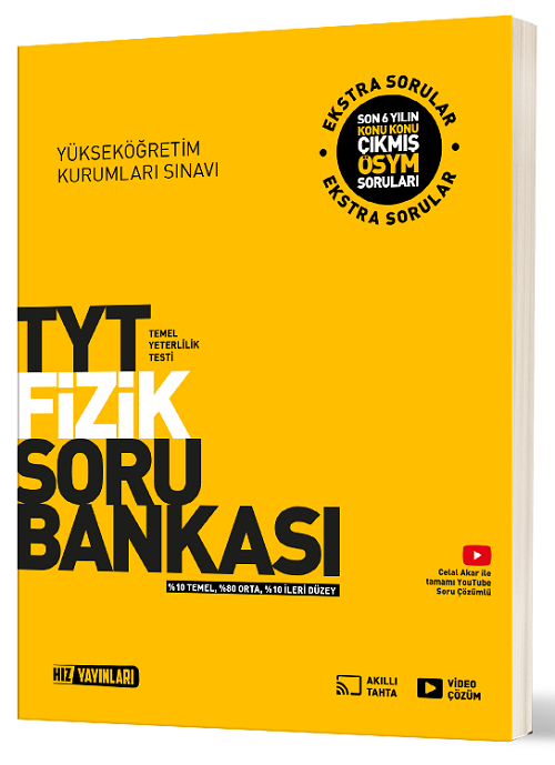 Hız Yayınları YKS TYT Fizik Soru Bankası Hız Yayınları
