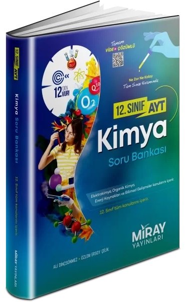 Miray 12. Sınıf AYT Kimya Soru Bankası Miray Yayınları