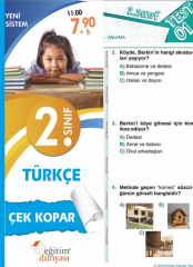 SÜPER FİYAT - Eğitim Dünyası 2. Sınıf Türkçe Yaprak Test Çek Kopar Eğitim Dünyası Yayınları