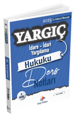 Dizgi Kitap 2023 YARGIÇ İdare Hukuku Ders Notları - Sosyal Aygün Dizgi Kitap