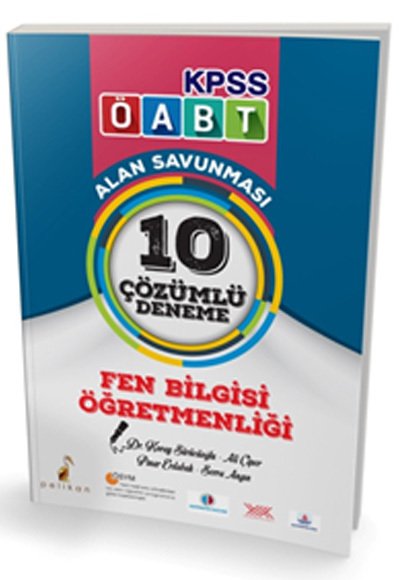 Pelikan ÖABT Fen Bilgisi Öğretmenliği Çözümlü 10 Deneme Pelikan Yayınevi