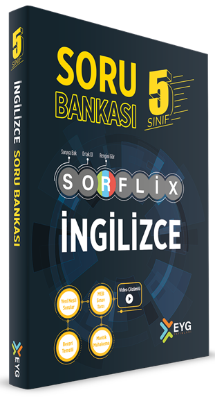 EYG Yayınları 5. Sınıf İngilizce SORFLİX Soru Bankası Çözümlü EYG Yayınları