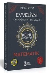 İsem 2018 KPSS Lise Ortaöğretim Ön Lisans Matematik Evveliyat Konu Öğretimi İsem Yayınları