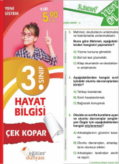 SÜPER FİYAT - Eğitim Dünyası 3. Sınıf Hayat Bilgisi Yaprak Test Çek Kopar Eğitim Dünyası Yayınları