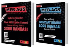 Tasarı Dev Kadro MEB-AGS Eğitimin Temelleri ve Türk Milli Eğitim Sistemi + Mevzuat Bilgisi Soru Bankası 2 li Set Tasarı Yayınları