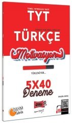 SÜPER FİYAT - Yargı YKS TYT Türkçe Motivasyon 5x40 Deneme Yargı Yayınları