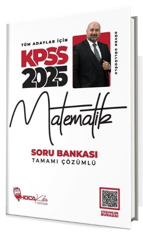 Hoca Kafası 2025 KPSS Matematik Soru Bankası Çözümlü - Güven Göllüoğlu Hoca Kafası Yayınları