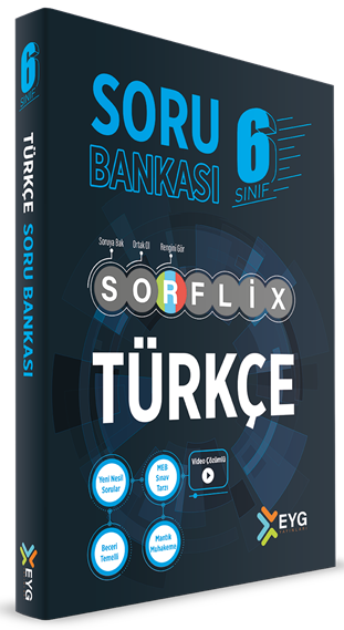 EYG Yayınları 6. Sınıf Türkçe SORFLİX Soru Bankası Çözümlü EYG Yayınları