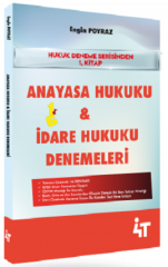 4T Yayınları KPSS Anayasa Hukuku ve İdare Hukuku Denemeleri 4T Yayınları