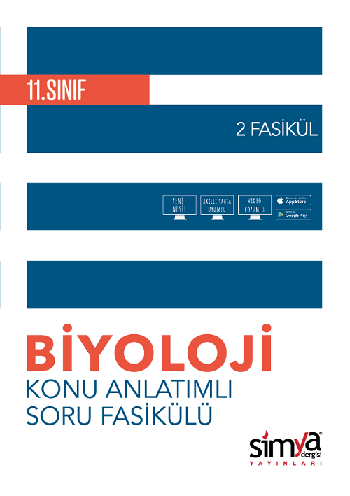 Simya 11. Sınıf Biyoloji Konu Anlatımlı Soru Fasikülü 2 Fasikül Simya Yayınları