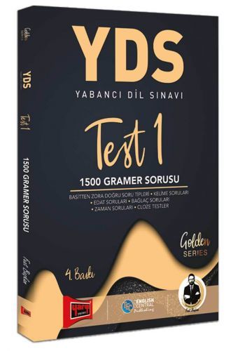 Yargı YDS TEST-1 1500 Gramer Sorusu Golden Series Yargı Yayınları