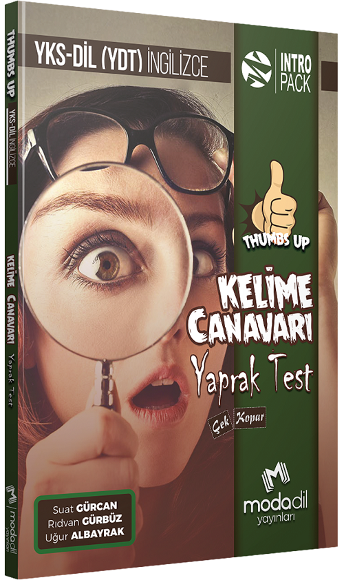 Modadil YKSDİL İngilizce İntropack Kelime Canavarı Yaprak Test Modadil Yayınları