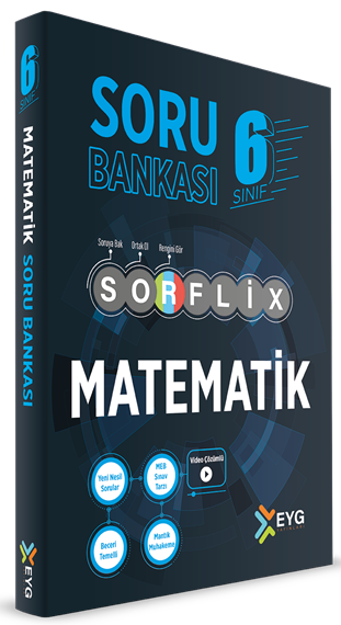 EYG Yayınları 6. Sınıf Matematik SORFLİX Soru Bankası Çözümlü EYG Yayınları