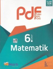 SÜPER FİYAT - Martı Okul 6. Sınıf Matematik PDF Planlı Ders Föyü Konu Anlatımlı Martı Okul Yayınları