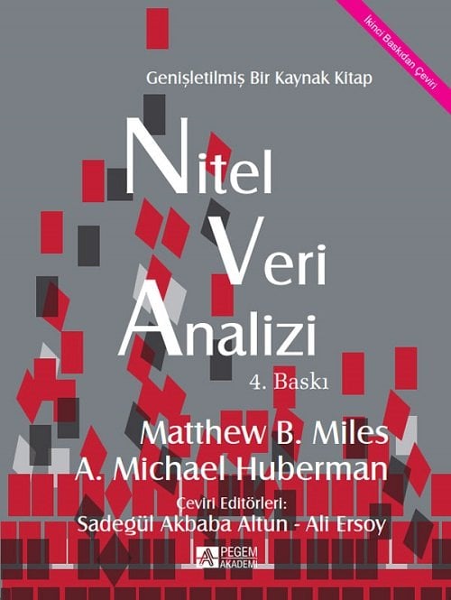 Pegem Nitel Veri Analizi 4. Baskı - Matthew B. Miles, A. Michael Huberman, Johnny Saldana Pegem Akademi Yayıncılık