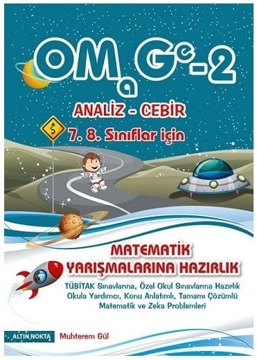 Altın Nokta 7. ve 8. Sınıf Kanguru Olimpiyat Matematik Omage-2 Analiz-Cebir Altın Nokta Yayınları