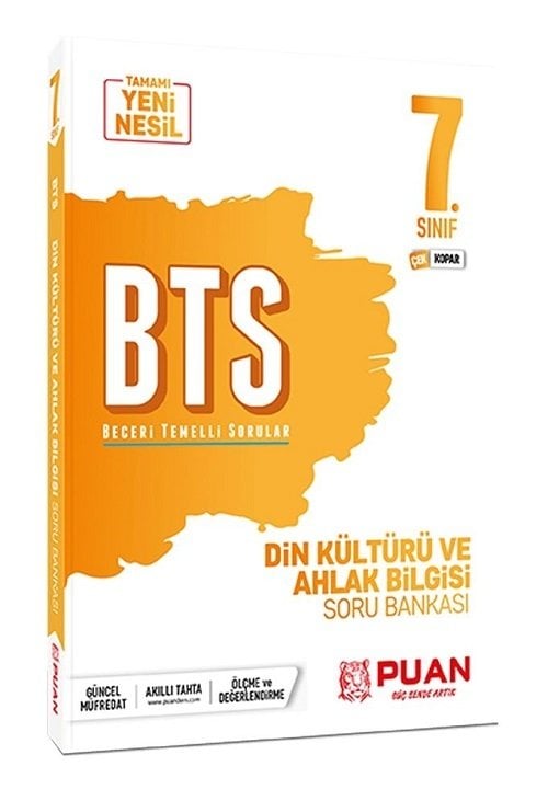 Puan 7. Sınıf Din Kültürü ve Ahlak Bilgisi BTS Soru Bankası Puan Yayınları