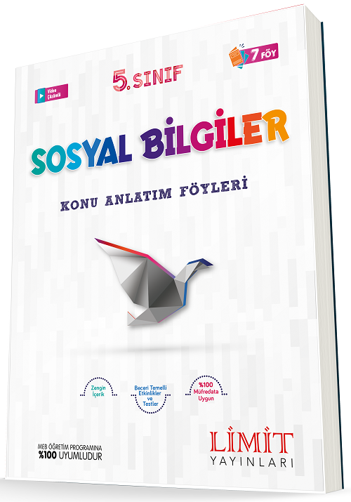 Limit 5. Sınıf Sosyal Bilgiler Konu Anlatım Föyleri 7 Föy Limit Yayınları