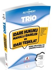 DB Yayıncılık TRİO İdare Hukuku, Mahalli İdareler ve İdari Teşkilat Konu Anlatımlı Soru Bankası Çözümlü - Ali Cömert DB Yayıncılık