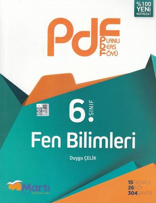 SÜPER FİYAT - Martı Okul 6. Sınıf Fen Bilimleri PDF Planlı Ders Föyü Konu Anlatımlı Martı Okul Yayınları