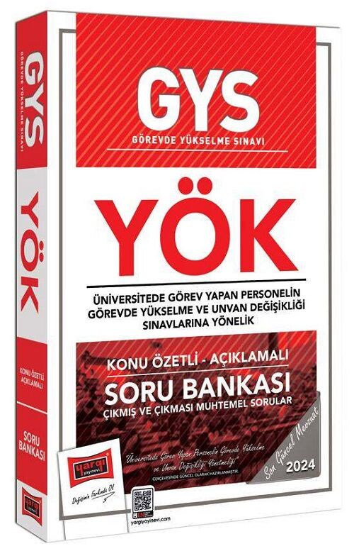 Yargı 2024 GYS YÖK Konu Özetli Soru Bankası Görevde Yükselme Yargı Yayınları