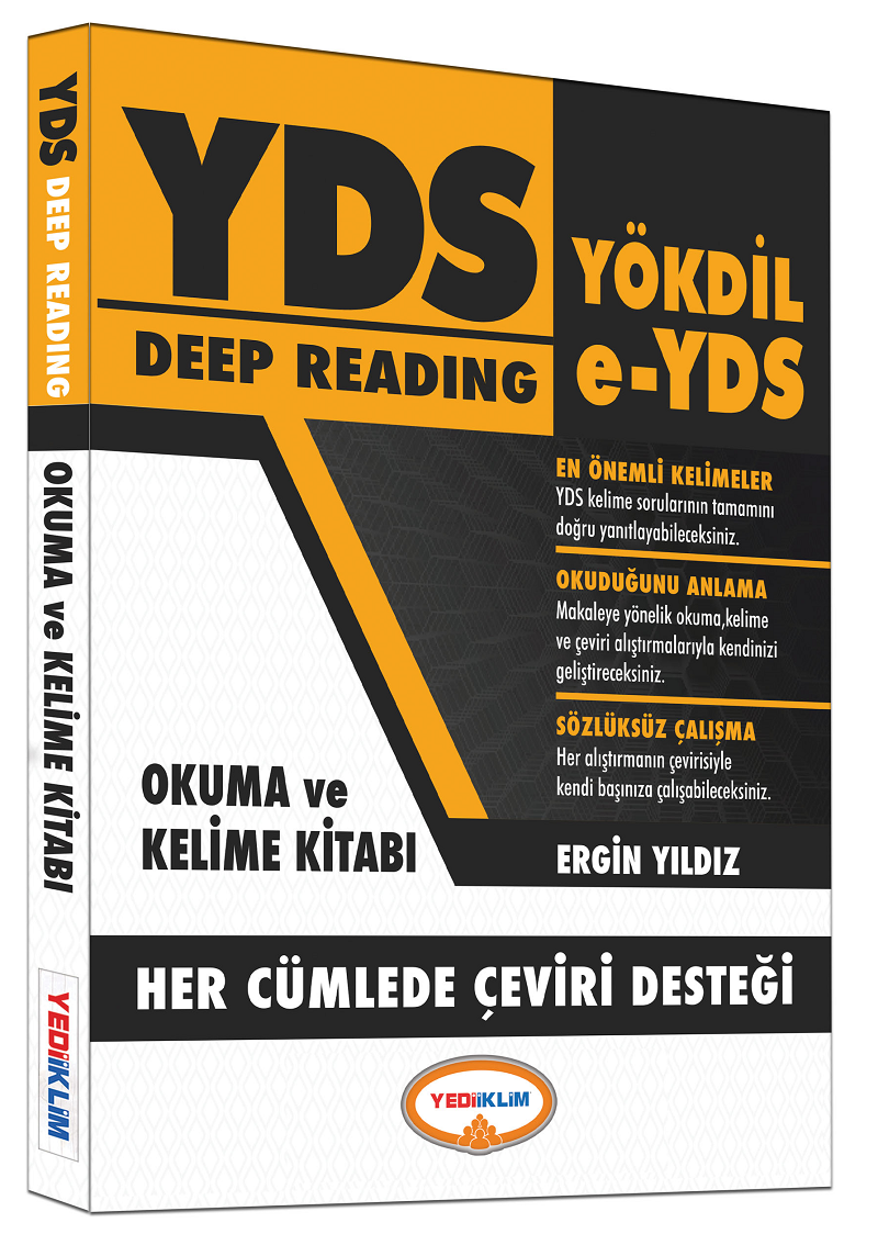 Yediiklim YDS YÖKDİL Deep Reading Okuma ve Kelime Kitabı Yediiklim Yayınları