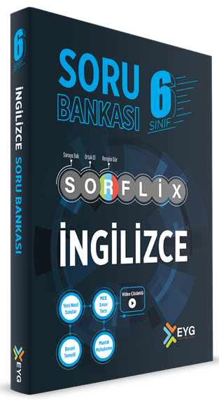 EYG Yayınları 6. Sınıf İngilizce SORFLİX Soru Bankası Çözümlü EYG Yayınları