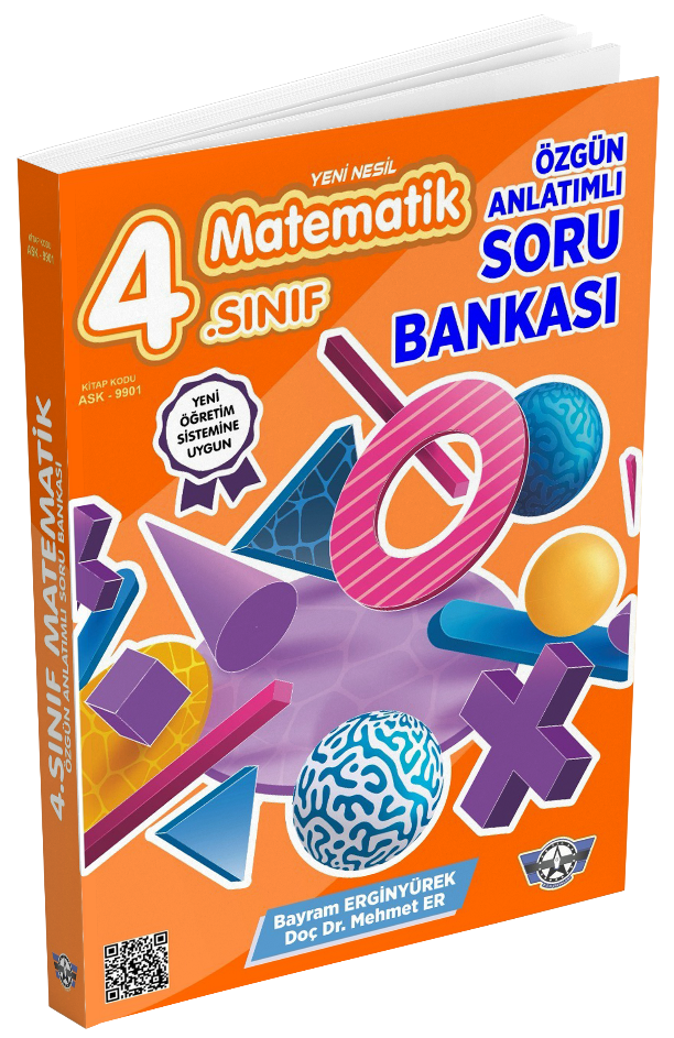 ASK Yayınları 4. Sınıf Matematik Özgün Anlatımlı Soru Bankası ASK Yayınları