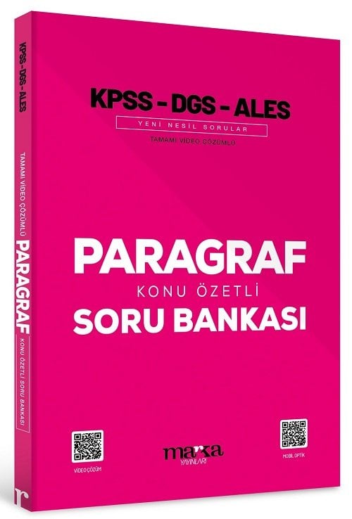 Marka 2025 KPSS DGS ALES Paragraf Konu Özetli Soru Bankası Marka Yayınları