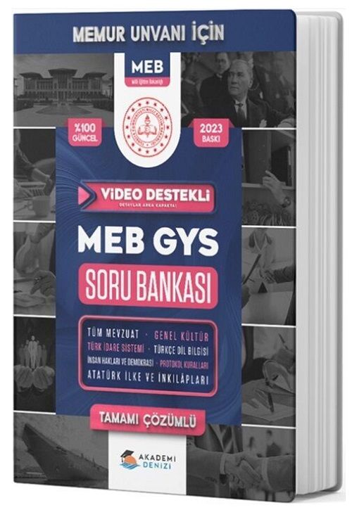 Akademi Denizi 2023 GYS MEB Milli Eğitim Bakanlığı Memur Soru Bankası Çözümlü Görevde Yükselme Akademi Denizi