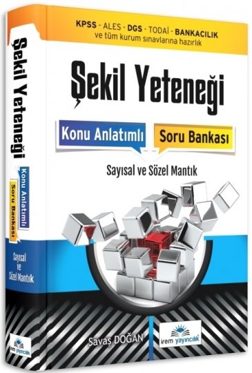 İrem KPSS DGS ALES BANKA Şekil Yeteneği Konu Anlatımlı Soru Bankası İrem Yayınları