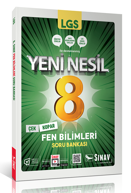 Sınav 8. Sınıf LGS Fen Bilimleri Soru Bankası Sınav Yayınları